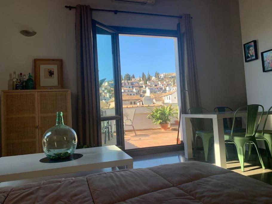 Cosy Loft With Amazing Terrace & Spectacular Views Apartment Granada Exterior photo